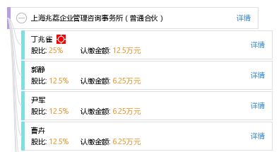 上海兆荔企業管理咨詢事務所 普通合伙